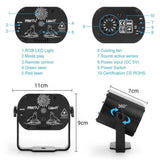 60 Patterns Projector LED RGB Stage Light DJ Disco KTV Home Party Lighting