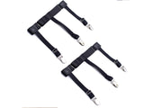 Mens Shirt Stays Adjustable Shirt Garters with Non-Slip