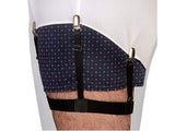 Mens Shirt Stays Adjustable Shirt Garters with Non-Slip