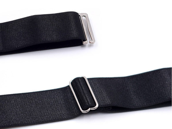 Mens Shirt Stays Adjustable Shirt Garters with Non-Slip