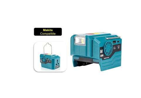 200W Power Inverter Compatible Makita 18v Battery To AC 230V Supply