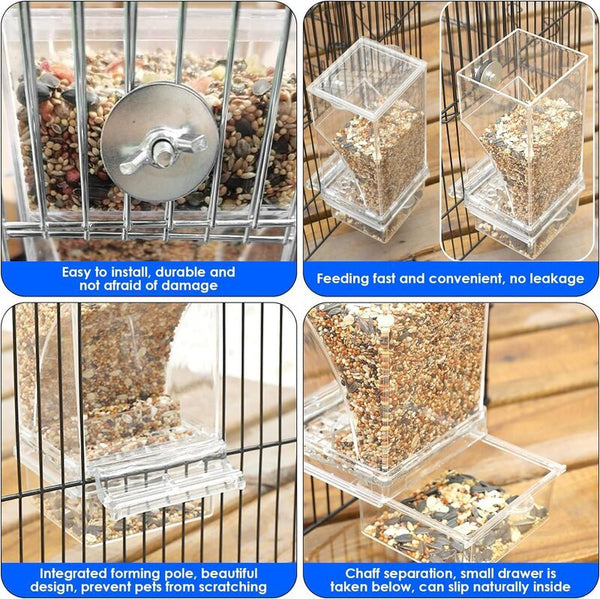 Bird Automatic Feeder Bird Food Container