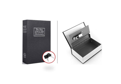 Key Book Safe with Combination Lock Dictionary Book Portable Safe Box