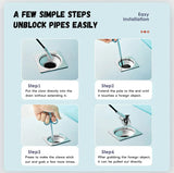 7 in 1 Hair Drain Clog Remover Tool, Drain Hair Remover Tool