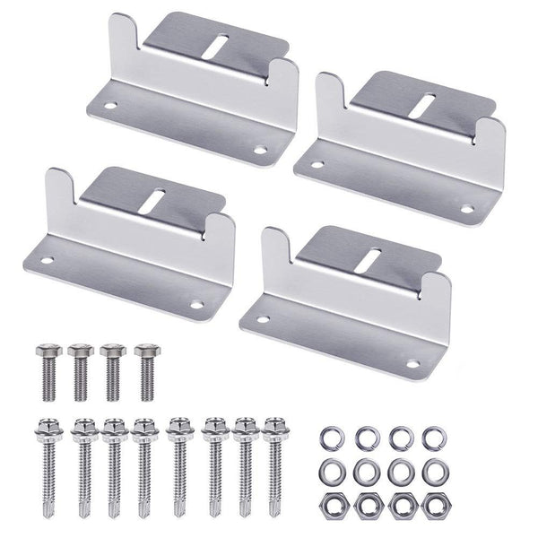 4pcs Solar Panel Mounting Brackets Racks
