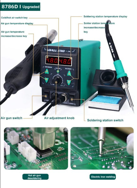 Electric Soldering Iron Station Kit