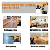 Rechargeable Electric Paint Spray Gun Fits Dewalt 20V Battery