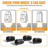 20PCS Wheel Nuts M12x1.5