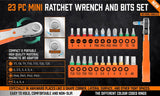 Ratchet Wrench Screwdriver Hex Torx Bit Set
