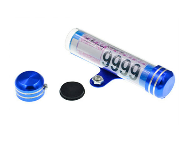 Motorcycle Rego Tube Waterproof Registration Label Holder Silver B01