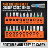 Ratchet Wrench Screwdriver Hex Torx Bit Set
