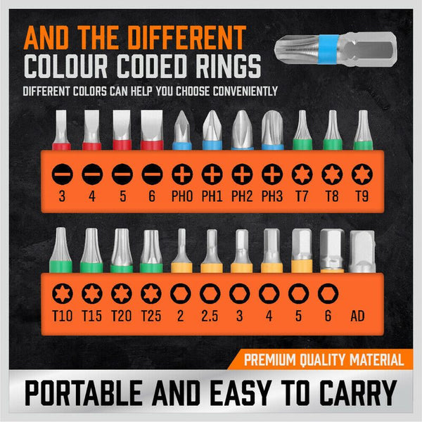 Ratchet Wrench Screwdriver Hex Torx Bit Set