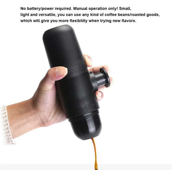 Portable Hand-Pressed Espresso Coffee Machine