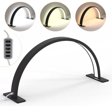Half Moon Lamp Half Moon Nail Desk Lamp LED Lash Light