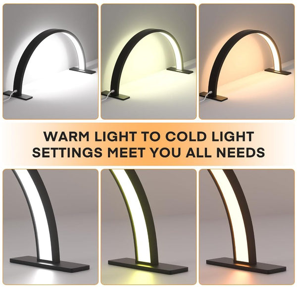 Half Moon Lamp Half Moon Nail Desk Lamp LED Lash Light