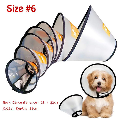 Anti-Bite Lick Wound Protective Collar for Cats Small Puppy Adjustable E-Collar