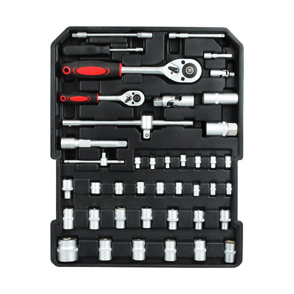 499pcs Tool Kit Trolley Case Mechanics Box Toolbox Portable Set