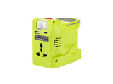200W Power Inverter Compatible Ryobi 18v 20v Battery To AC 230V Supply