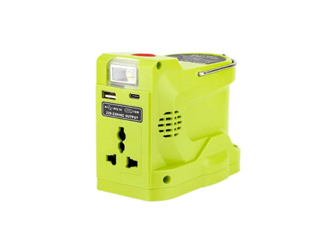 200W Power Inverter Compatible Ryobi 18v 20v Battery To AC 230V Supply