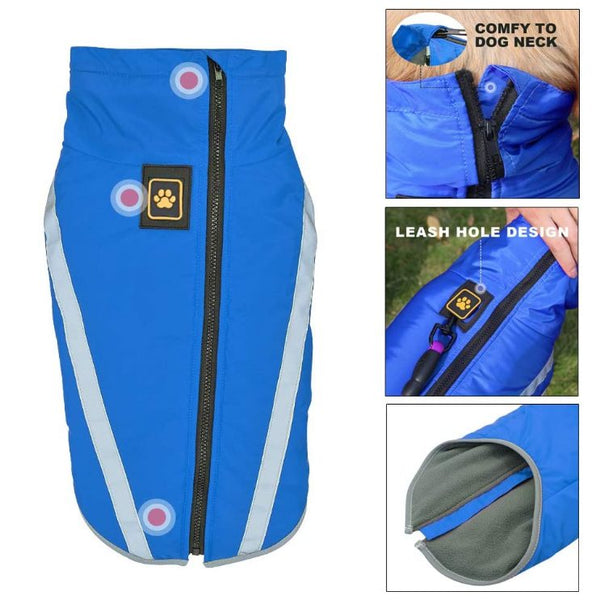 Dog Coat Waterproof Reflective Winter Dog Coat 5XL