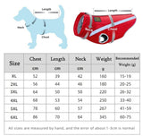 Dog Coat Waterproof Reflective Winter Dog Coat 5XL