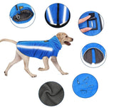 Dog Coat Waterproof Reflective Winter Dog Coat 5XL