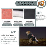 Dog Coat, Winter Dog Jacket Waterproof Windproof 2XL