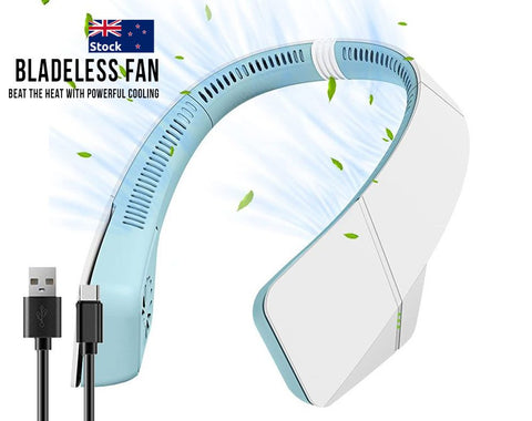 Portable Neck Fan Bladeless Headphone Design Fan Rechargeable