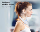 Portable Neck Fan Bladeless Headphone Design Fan Rechargeable