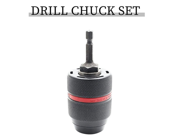 Self Tighten Drill Chuck Keyless 1/4