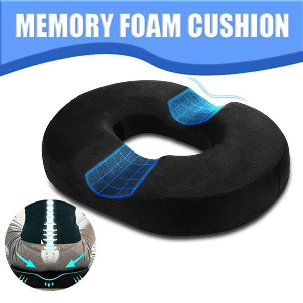 Donut Seat Cushion Memory Foam Orthopedic Pillow