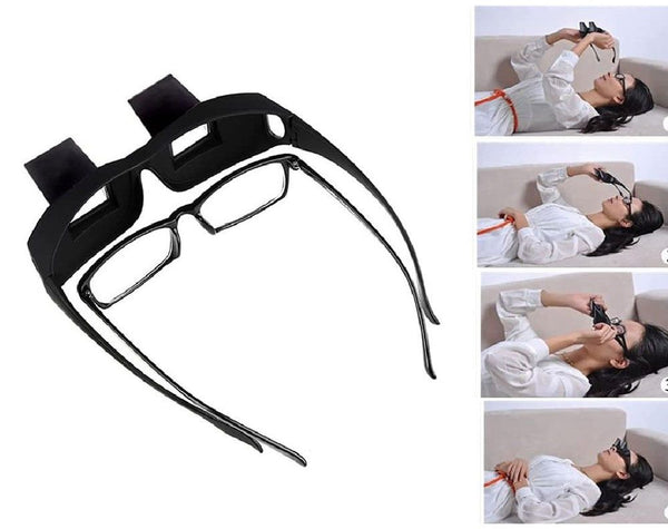 Lazy Boy Mirror Lazy Readers Glasses Laying Down