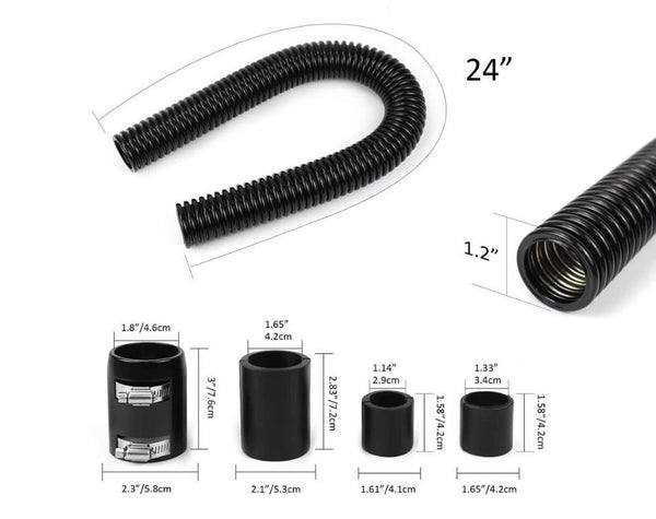 Flexible Radiator Hose Stainless Steel Universal
