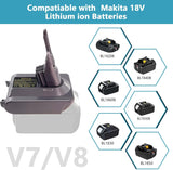 18V Makita Battery to Dyson V7 V8 Battery Adapter Converter