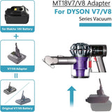 18V Makita Battery to Dyson V7 V8 Battery Adapter Converter