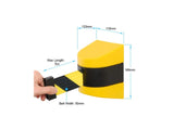 5m Wall Mount Retractable Barrier Belt Crowd Control Line Dividers Queue