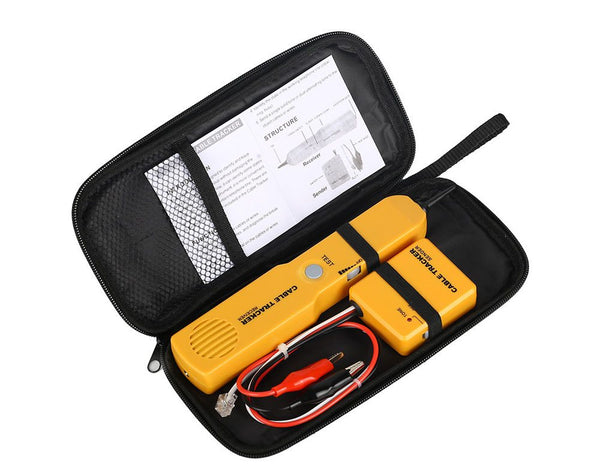 RJ11 Line Finder Cable Wire Tone Generator Probe Tracer Tracker Tester