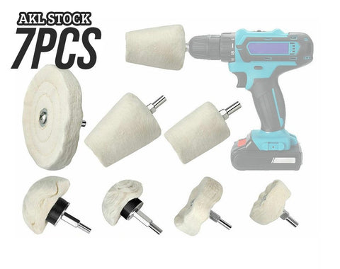 7Pcs Drill Buffing Pads Polishing Kit