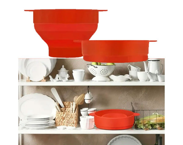 Microwave Popcorn Popper Maker Bowl