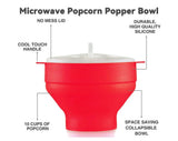 Microwave Popcorn Popper Maker Bowl