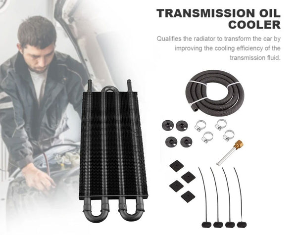 Universal 4 Rows Oil Cooler Transmission Radiator