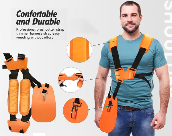 Universal Line Trimmer Weed Eater Brushcutter Shoulder Harness Strap Brace