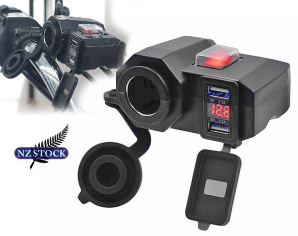 Motorcycle USB Lighter Socket
