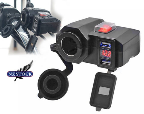 Motorcycle USB Lighter Socket