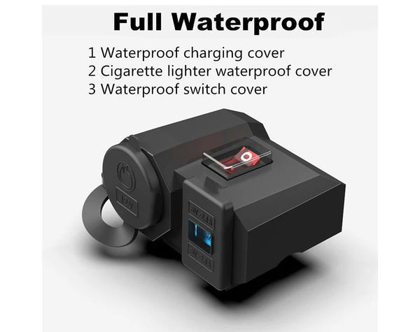 Motorcycle USB Lighter Socket