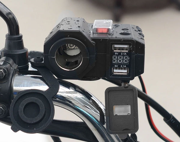 Motorcycle USB Lighter Socket