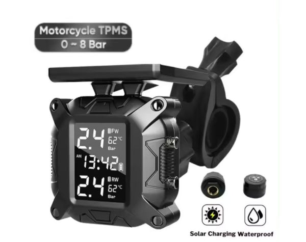 Tyre Pressure Monitor for Motorbike