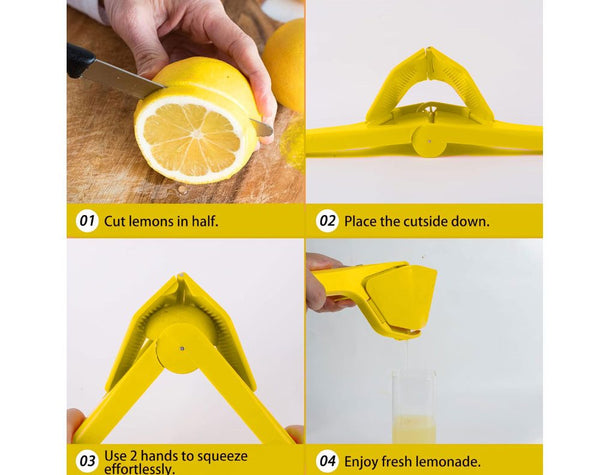 Brand New Manual Food Processor Slicer Lemon Squeezer Citrus