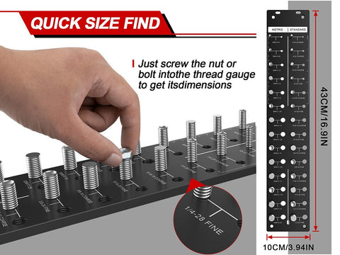 Bolt Size and Thread Gauge