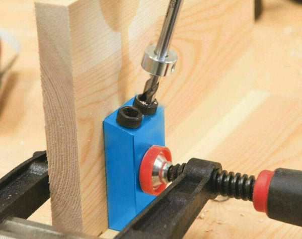 15Pcs Angle Hole Kit Pocket hole Jig Guide Dowel Drill Oblique Drilling